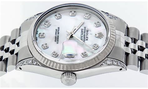 rolex lashes|Rolex mother of pearl watch.